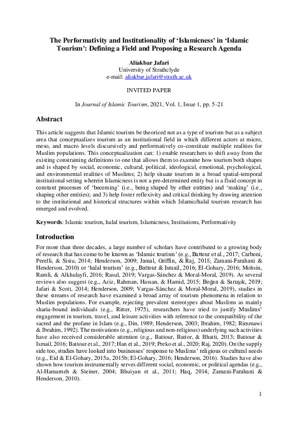(PDF) The Performativity and Institutionality of ‘Islamicness’ in ...