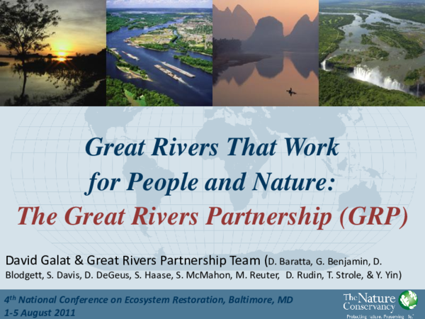 (PDF) Great Rivers That Work for People and Nature