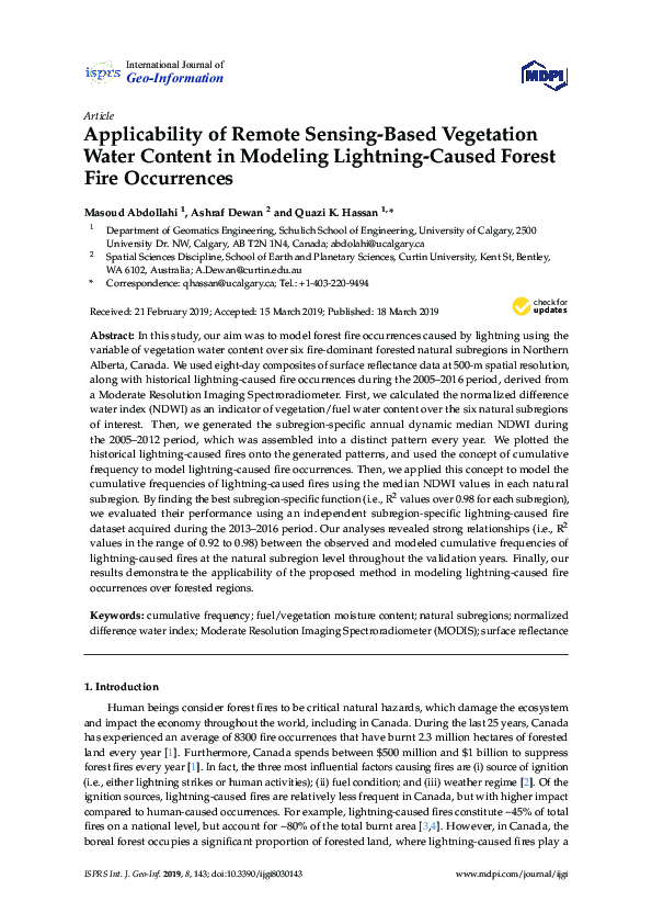 (PDF) Applicability of Remote Sensing-Based Vegetation Water Content in ...
