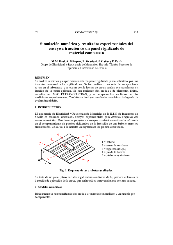 (PDF) Simulación numérica y resultados experimentales del ensayo a ...