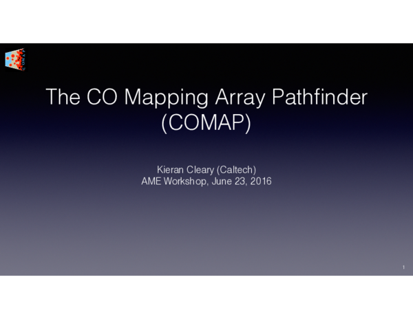 (PDF) The CO Mapping Array Pathfinder (COMAP)