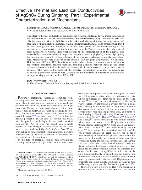 (PDF) Effective thermal and electrical conductivity of carbon nanotube ...