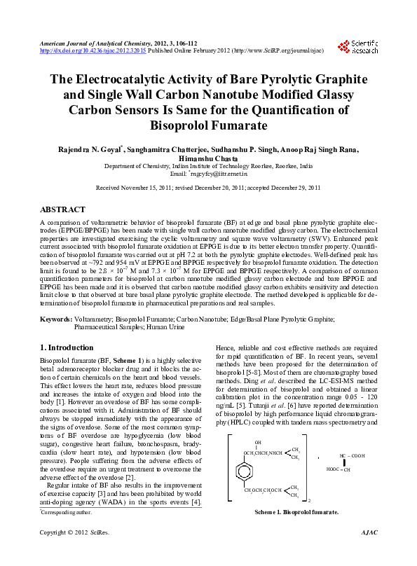 (PDF) The Electrocatalytic Activity of Bare Pyrolytic Graphite and ...