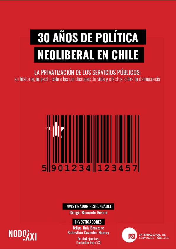 (PDF) 30 años de política neoliberal. La privatización de los servicios ...