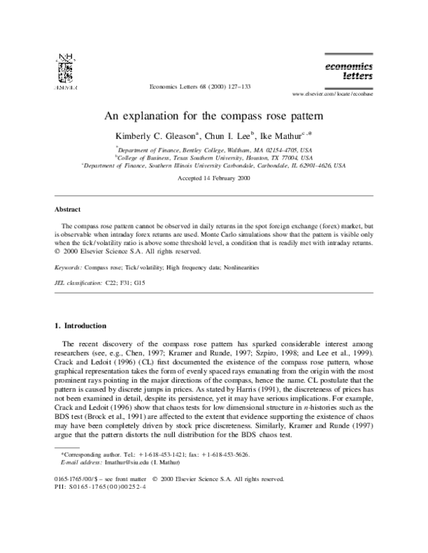(PDF) An explanation for the compass rose pattern