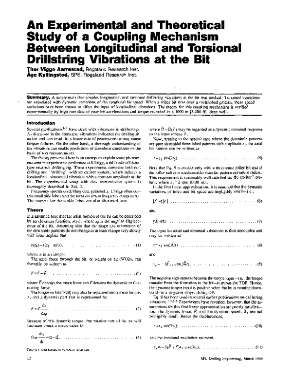(PDF) An Experimental and Theoretical Study of a Coupling Mechanism ...