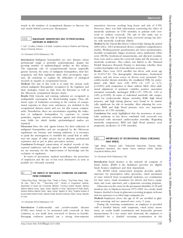 (PDF) 407 Importance of occupational visual screening: jhah model