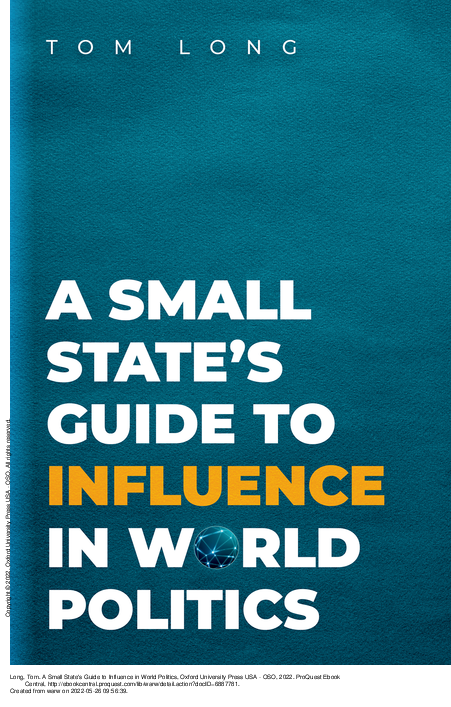 (PDF) A Small State's Guide to Influence in World Politics