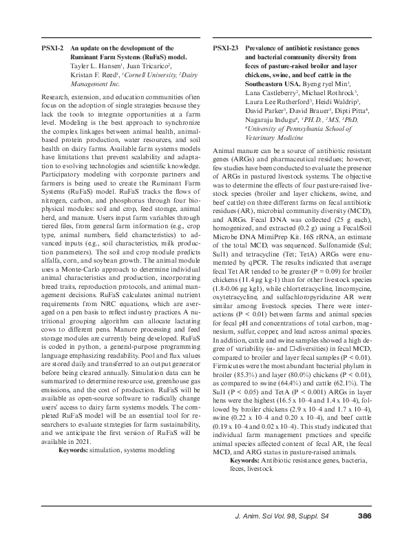 (PDF) PSXI-23 Prevalence of antibiotic resistance genes and bacterial ...