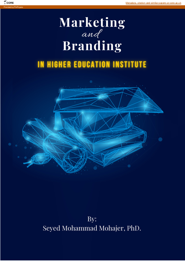 (PDF) Marketing and Branding : in Higher Education Institute