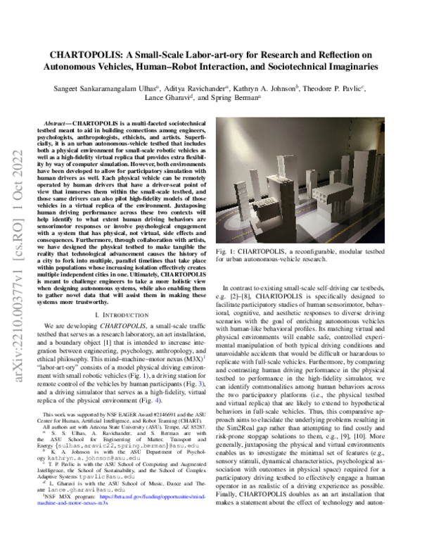 (PDF) CHARTOPOLIS: A Small-Scale Labor-art-ory for Research and ...