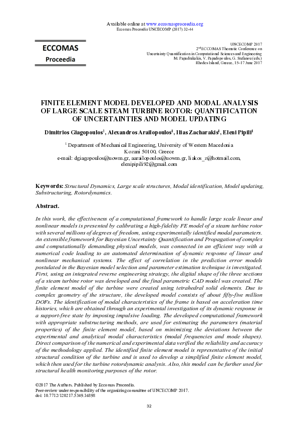 (PDF) Finite Element Model Developed and Modal Analysis of Large Scale ...