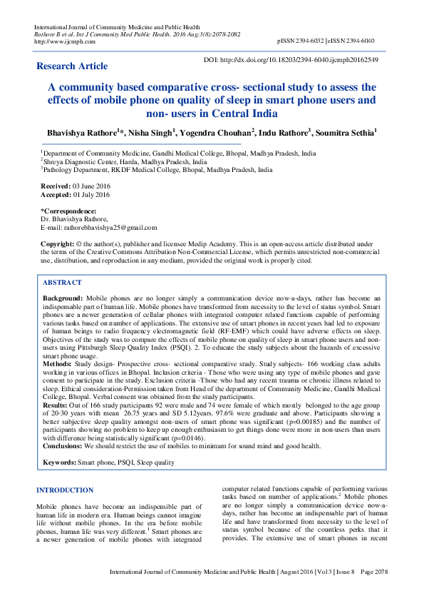 (PDF) A community based comparative cross- sectional study to assess ...