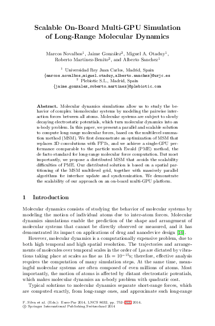 (PDF) Scalable On-Board Multi-GPU Simulation of Long-Range Molecular ...
