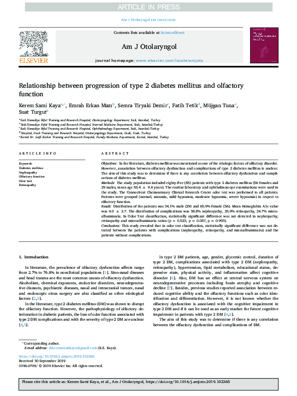 (PDF) Relationship between progression of type 2 diabetes mellitus and ...