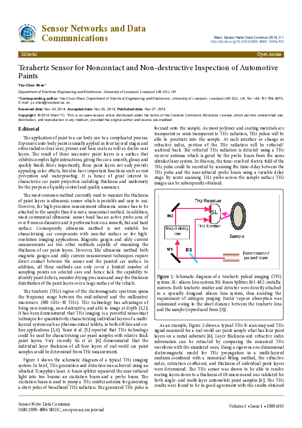 (PDF) Terahertz Sensor for Noncontact and Non-destructive Inspection of ...