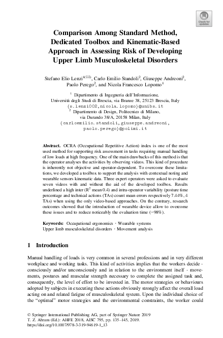 (PDF) Comparison Among Standard Method, Dedicated Toolbox and Kinematic ...