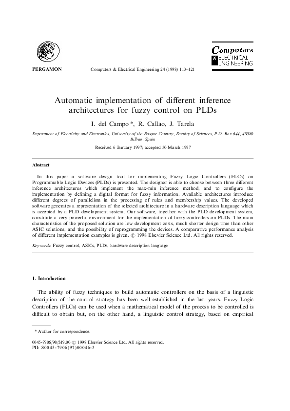 (PDF) Automatic implementation of different inference architectures for ...