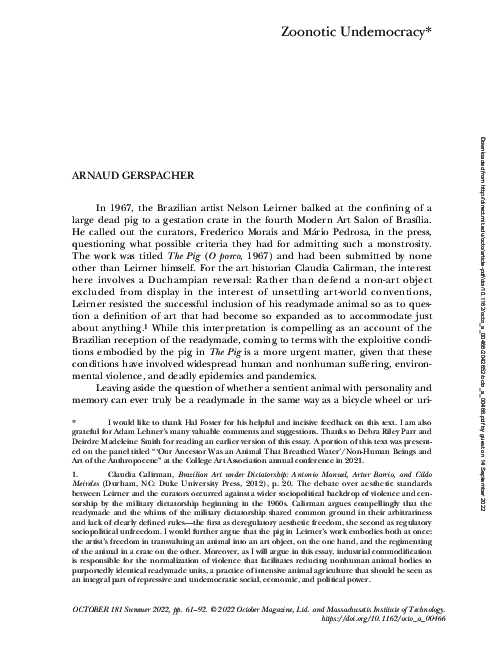 (PDF) Zoonotic Undemocracy