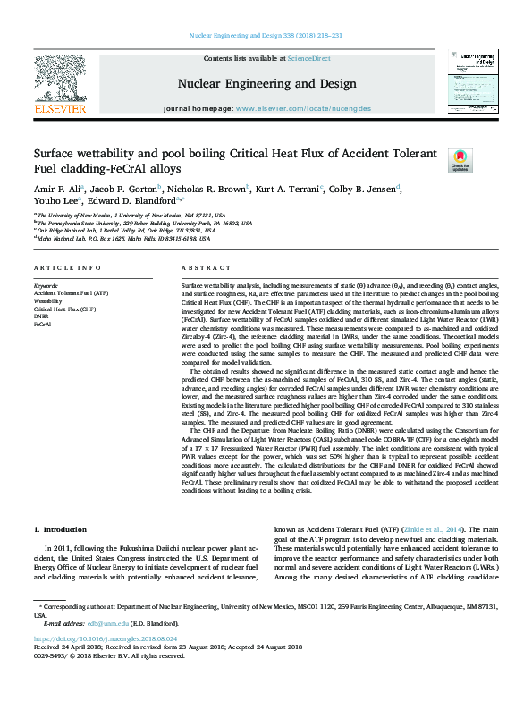 (PDF) Surface wettability and pool boiling Critical Heat Flux of ...