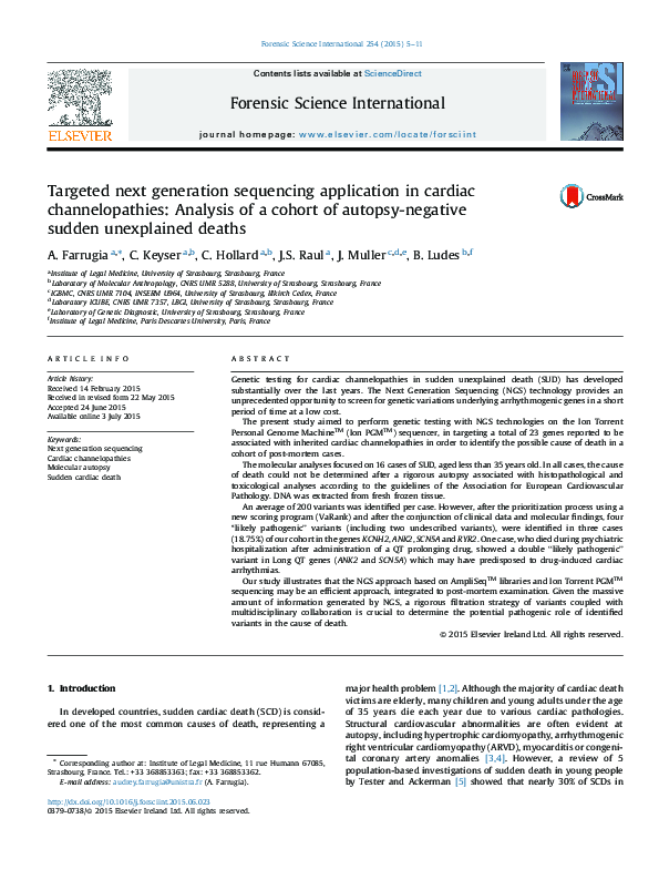 (PDF) Targeted next generation sequencing application in cardiac ...