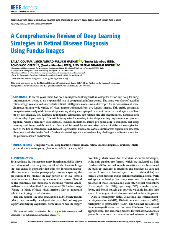 (PDF) A Comprehensive Review of Deep Learning Strategies in Retinal ...