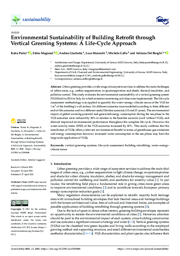 (PDF) Environmental Sustainability of Building Retrofit through ...