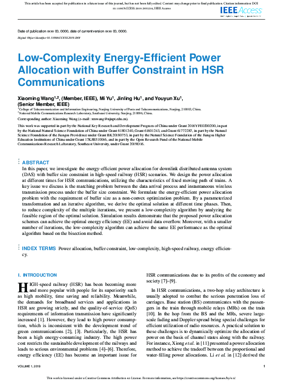 (PDF) Low complexity energy efficient power allocation for green ...