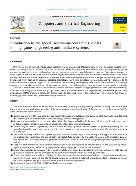 (PDF) Introduction to the special section on New Trends in Humanistic ...
