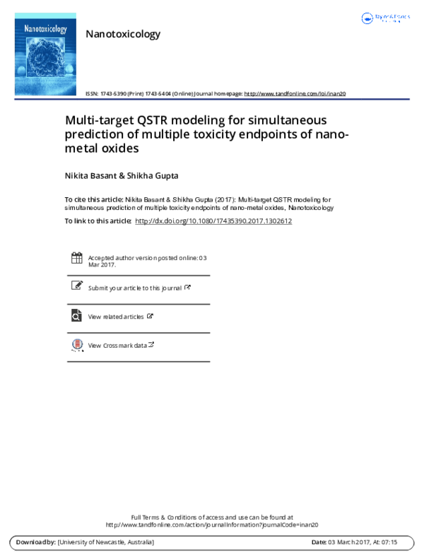 (PDF) Multi-target QSTR modeling for simultaneous prediction of ...