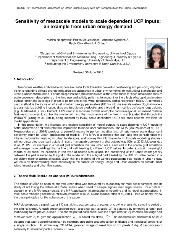 (PDF) Sensitivity of mesoscale models to scale dependent UCP inputs: an ...