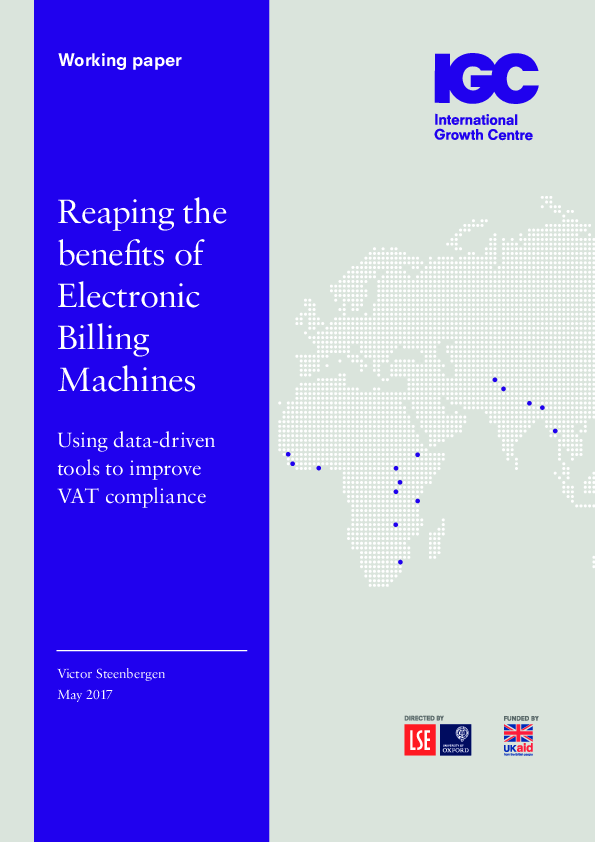 (PDF) Reaping the benefits of Electronic Billing Machines Using data ...