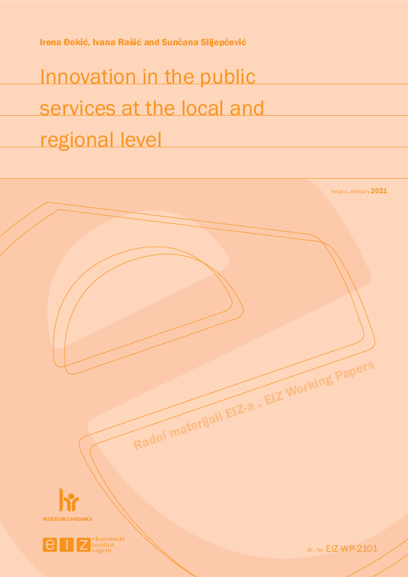 (PDF) Innovation in the public services at the local and regional level