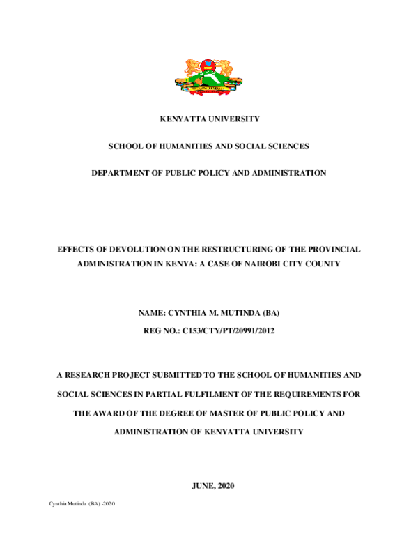  pdf kenyatta university school of humanities and social sciences