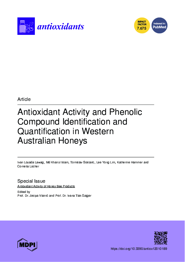 (PDF) Antioxidant Activity and Phenolic Compound Identification and ...