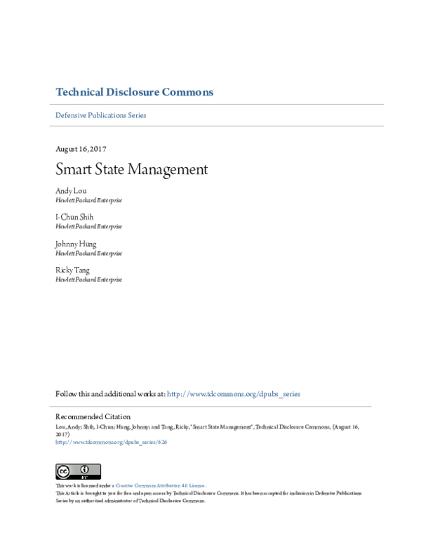 (PDF) Smart State Management