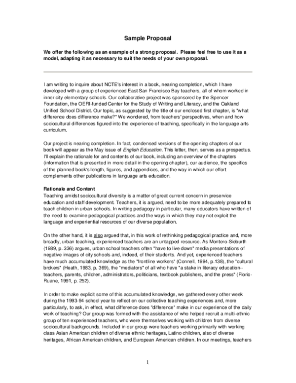 (PDF) Sample Proposal | Ibrahim GARBA - Academia.edu