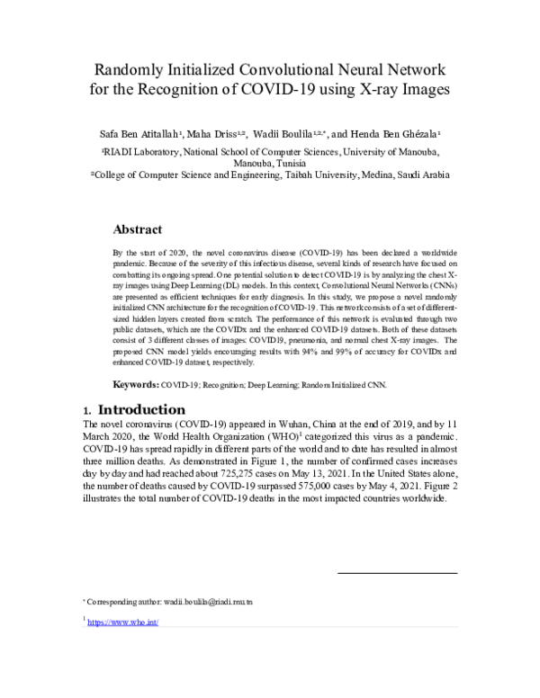 (PDF) Randomly initialized convolutional neural network for the ...