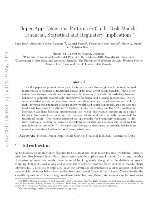 (PDF) Super-app behavioral patterns in credit risk models: Financial ...