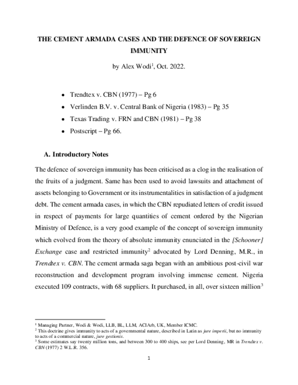 (PDF) Cement Armada Cases