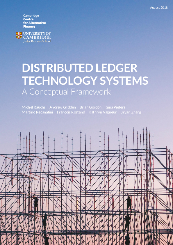 (PDF) Distributed Ledger Technology Systems: A Conceptual Framework