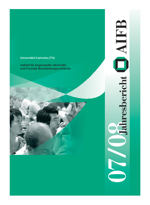 Kit Institut Für Angewandte Informatik Und Formale Beschreibungsverfahren Aifb (PDF) AIFB Jahresbericht. Institut für Angewandte Informatik und