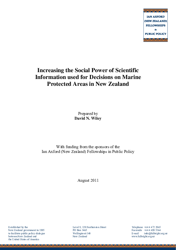 Marine Protected Areas In New Zealand