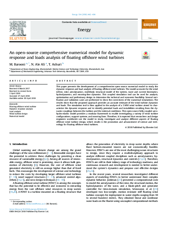 (PDF) An open-source comprehensive numerical model for dynamic response ...