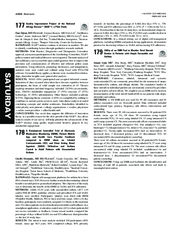 (PDF) Quality Improvement Project of the National Allergy Bureau™ (NAB ...