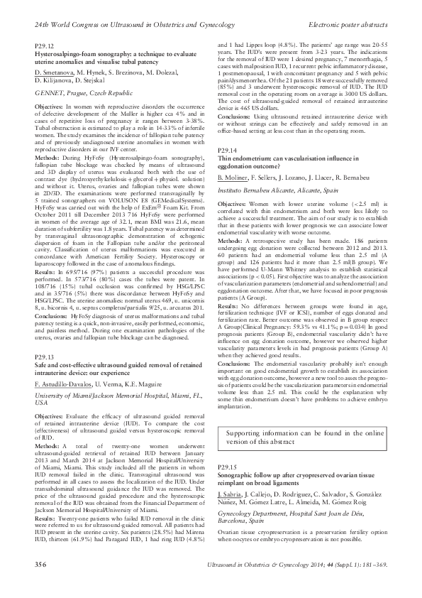 (PDF) P29.15: Sonographic follow up after cryopreserved ovarian tissue ...