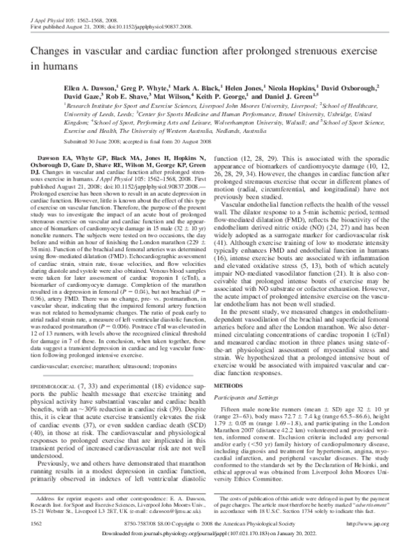 (PDF) Changes in vascular and cardiac function after prolonged ...