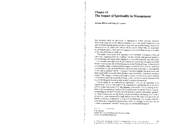 (PDF) The Impact of Spirituality in Management | Raimon Ribera ...