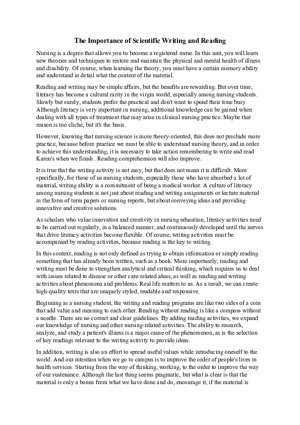 doc-the-importance-of-scientific-writing-and-reading
