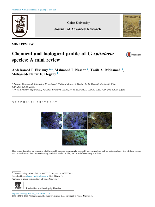 (PDF) Chemical and biological profile of Cespitularia species: A mini ...